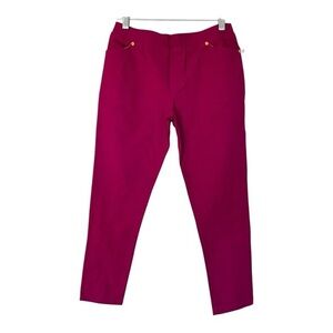 Vintage Pink Women Stretchy Flat Front Pant Size 2